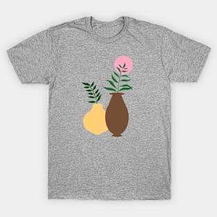 Boho Pots with Leaves T-Shirt